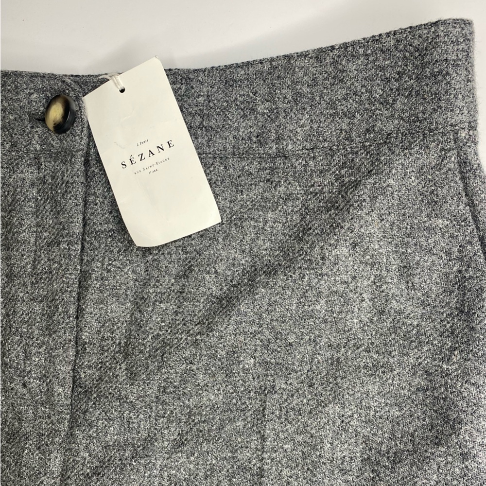 New Sézane Damon Wool Trousers New With Tags Sz 16 - Picture 5 of 9